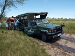 Stuck the first time in the Okavango Delta