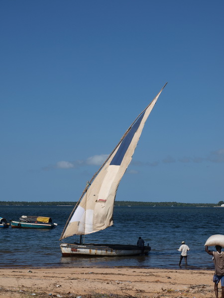 Our dhow from Maxixe to Inhambane