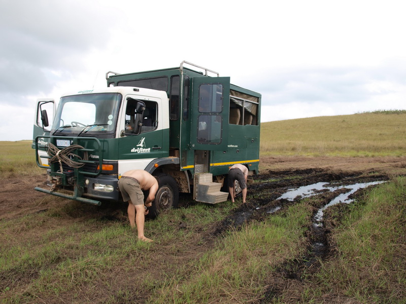 Stuck again, Elephant Reserve