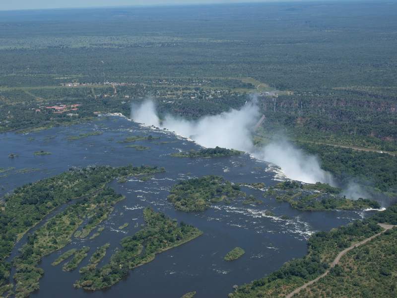 Flight over Victoria Falls