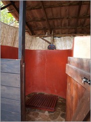 Shower, Lukwe Lodge, Livingstonia