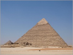 The second pyramid (Khafre's), Giza